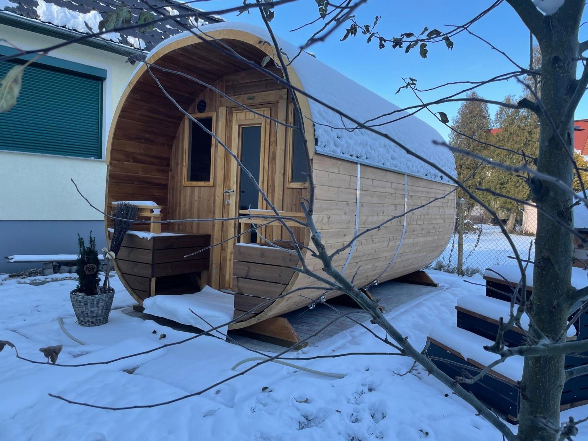 Ferienhaus Amare Mit Fasssauna, Eigener Terrasse & Kamin Баутцен Экстерьер фото