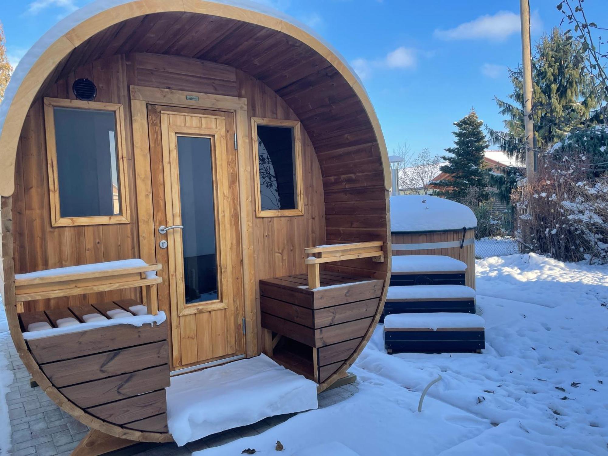 Ferienhaus Amare Mit Fasssauna, Eigener Terrasse & Kamin Баутцен Экстерьер фото